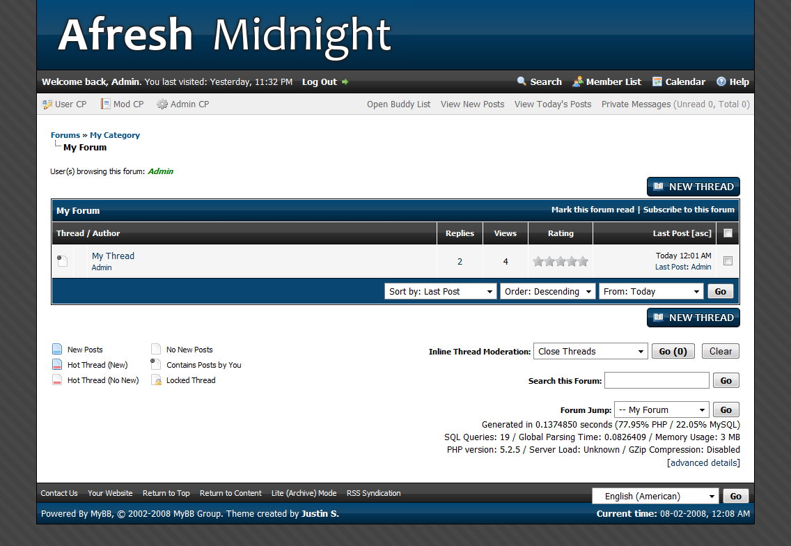 Forums thread php. Forums thread php